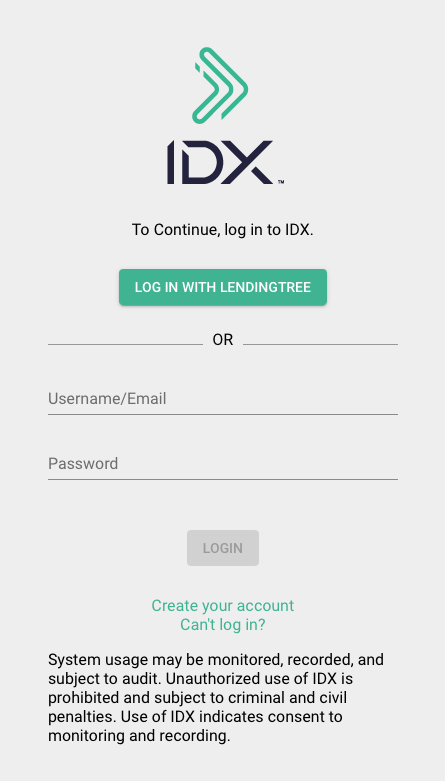 Login Page