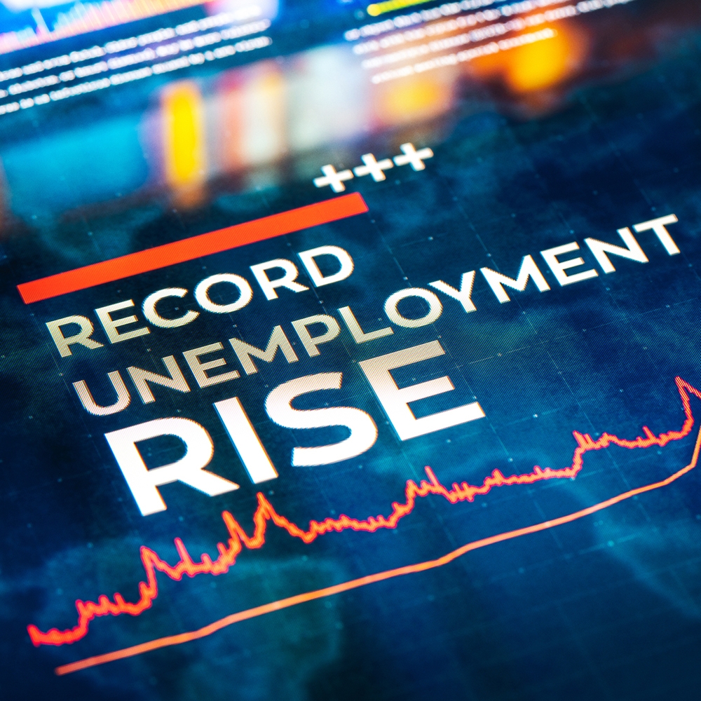 Image of rising unemployment fraud to represent cyber threats