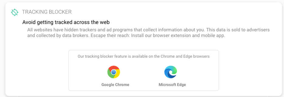 google chrome web store track blocker