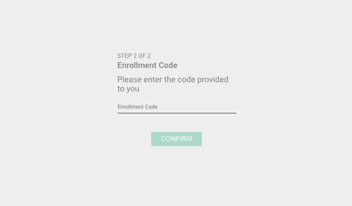 Enrollment Code
